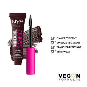 NYX PROFESSIONAL MAKEUP wand close-up showing precise applicator and control