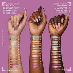 NYX PRODUCT blended with brush for smooth finish and buildable coverage