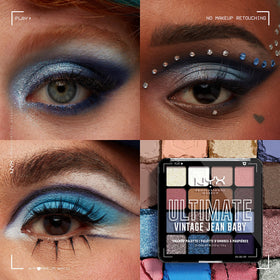 NYX PROFESSIONAL MAKEUP swatched arm row displaying shade payoff and buildable color