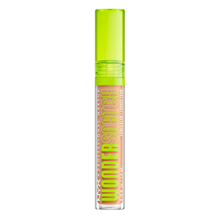 NYX PROFESSIONAL MAKEUP front packaging showing Light Beige concealer and benefit