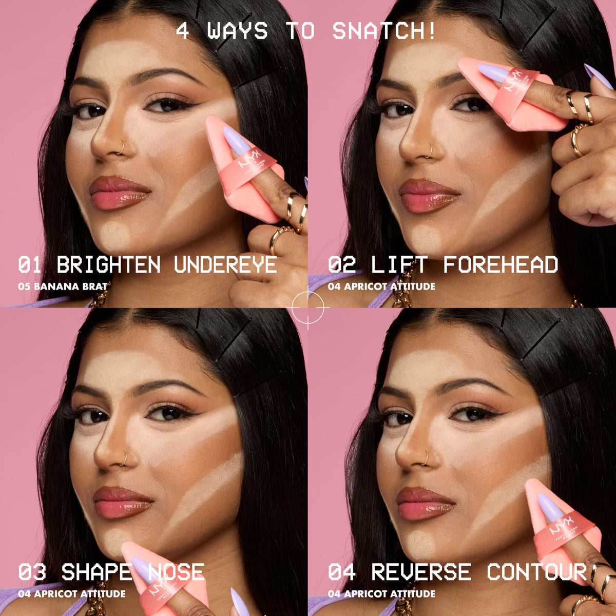 NYX PROFESSIONAL MAKEUP Wonder Snatch placed in a makeup bag, depicting travel-ready convenience