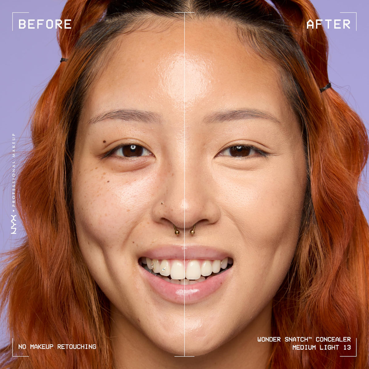 NYX PROFESSIONAL MAKEUP texture swipe demonstrating blendable creamy finish