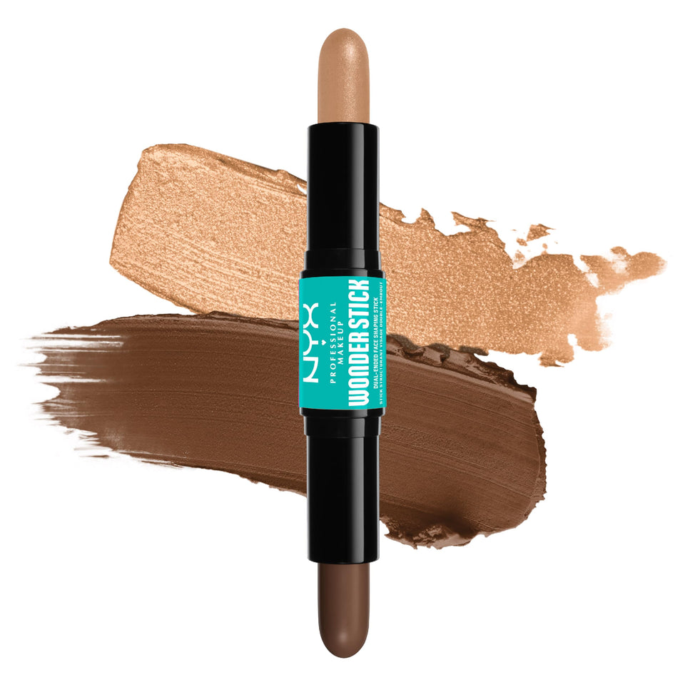 NYX Wonder Stick front view showing dual-ended design and shade labeling for easy contouring