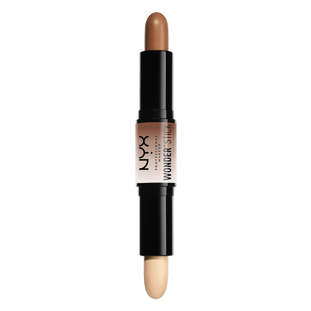 NYX Wonder Stick front view showing dual-ended design and cream finish