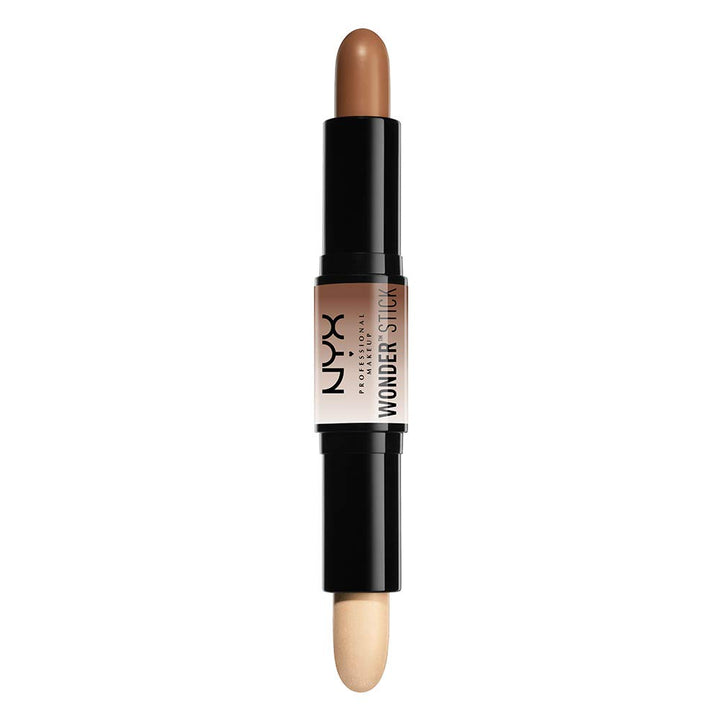 NYX Wonder Stick front view showing dual-ended design and cream finish