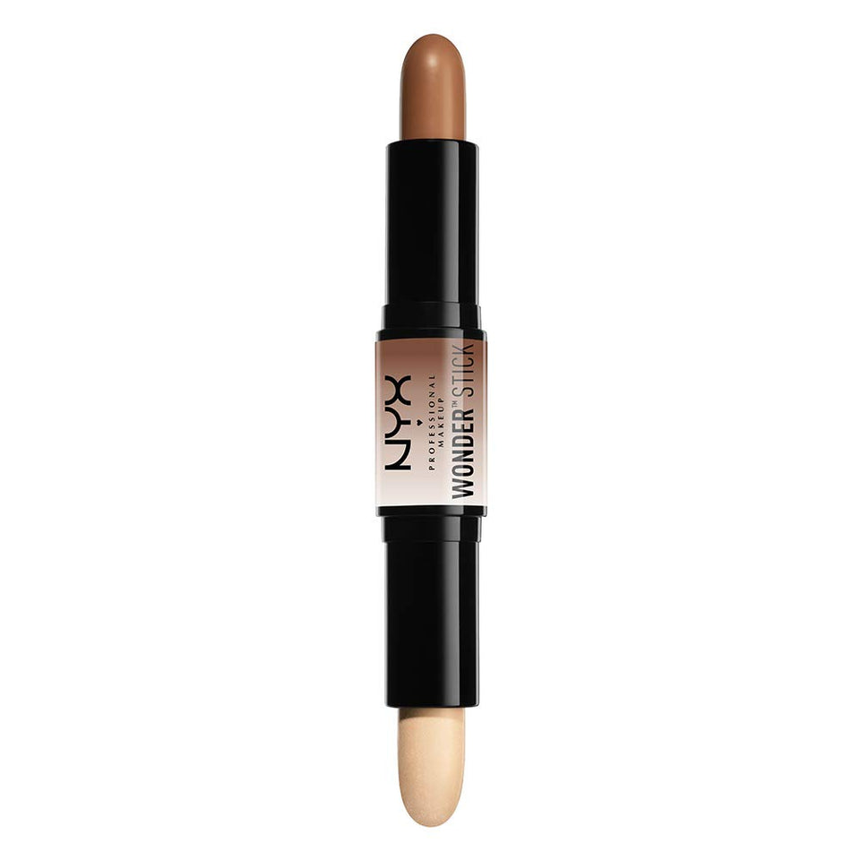NYX Wonder Stick front view showing dual-ended design and cream finish