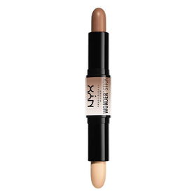 NYX PROFESSIONAL MAKEUP Wonder Stick front view showing both ends and label, easy sculpting