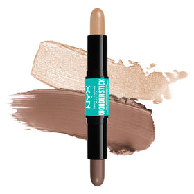 NYX PROFESSIONAL MAKEUP front product shot showing dual-ended stick, easy sculpting