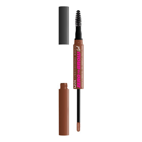 NYX PROFESSIONAL MAKEUP front packaging showing product and auburn shade benefits