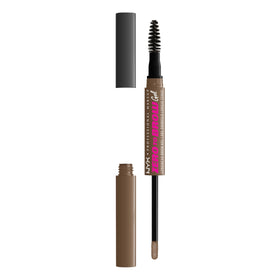 NYX PROFESSIONAL MAKEUP front packaging showing Ash Blonde shade and dual-ended design for natural brows