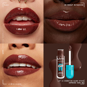 NYX PROFESSIONAL MAKEUP applicator wand delivering precise glossy color for easy application