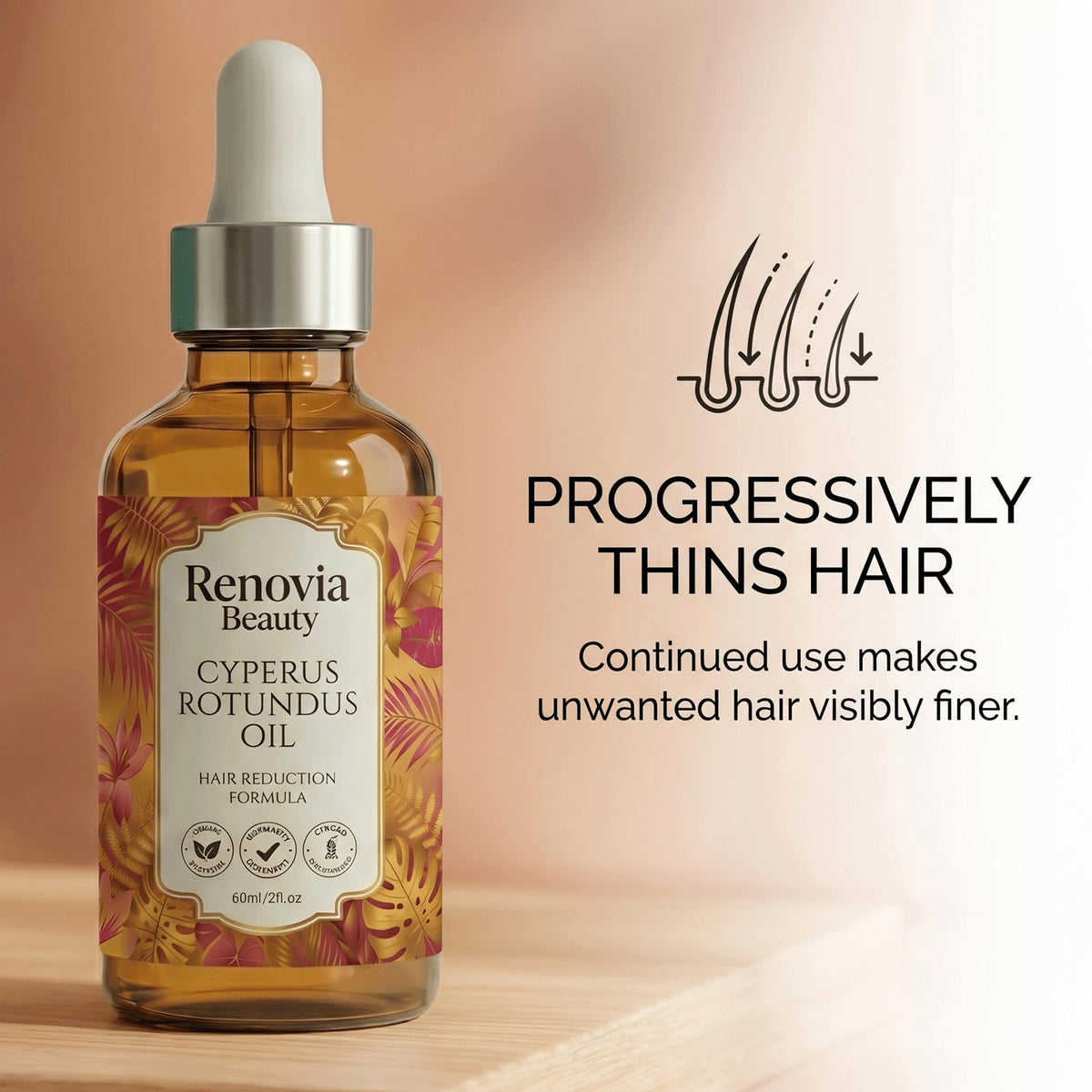 NYYQYYN Renovia Beauty application on chin illustrating gentle targeted use