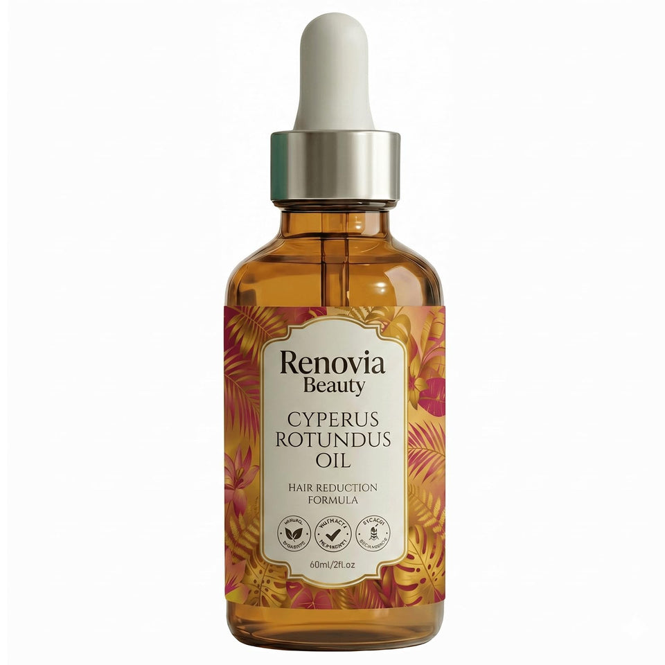 NYYQYYN Renovia Beauty bottle front showing product and benefit to reduce hair