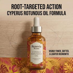 NYYQYYN Renovia Beauty closeup of Cyperus rotundus extract highlighting natural origin