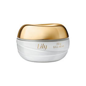 O BOTICARIO jar front view showing premium Lily satin cream
