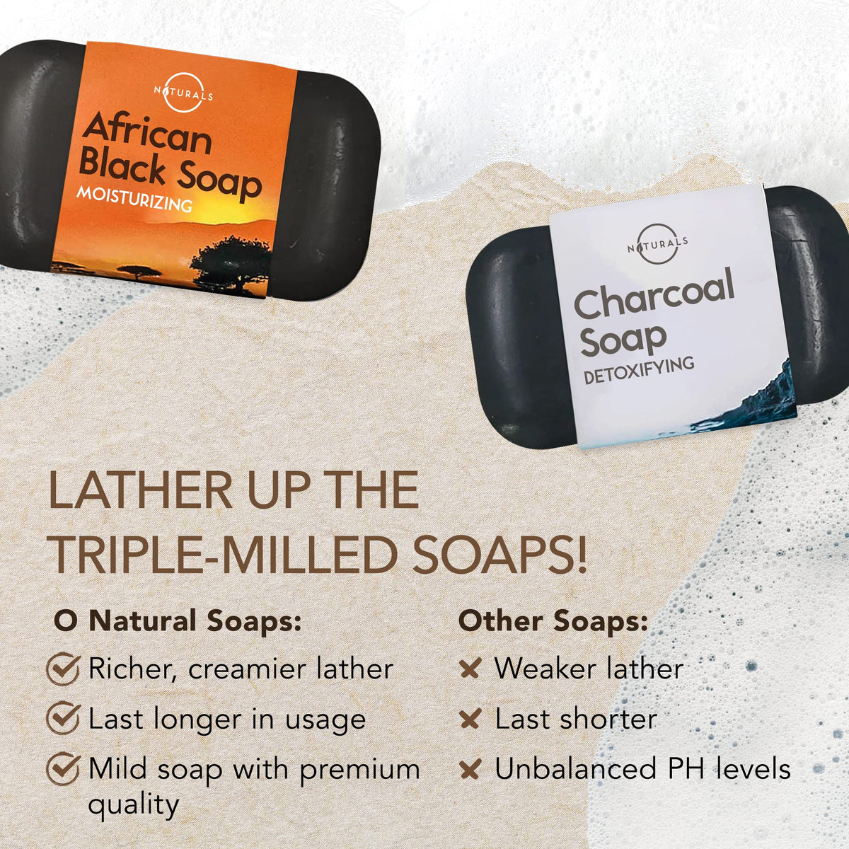 O NATURALS gift set staged in bathroom suggesting a relaxing at-home spa experience