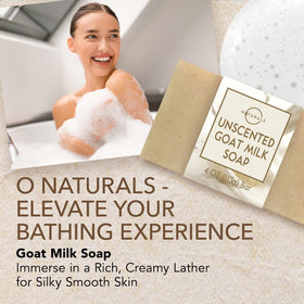 O NATURALS close-up of triple-milled bar texture offering dense lather and longer-lasting use