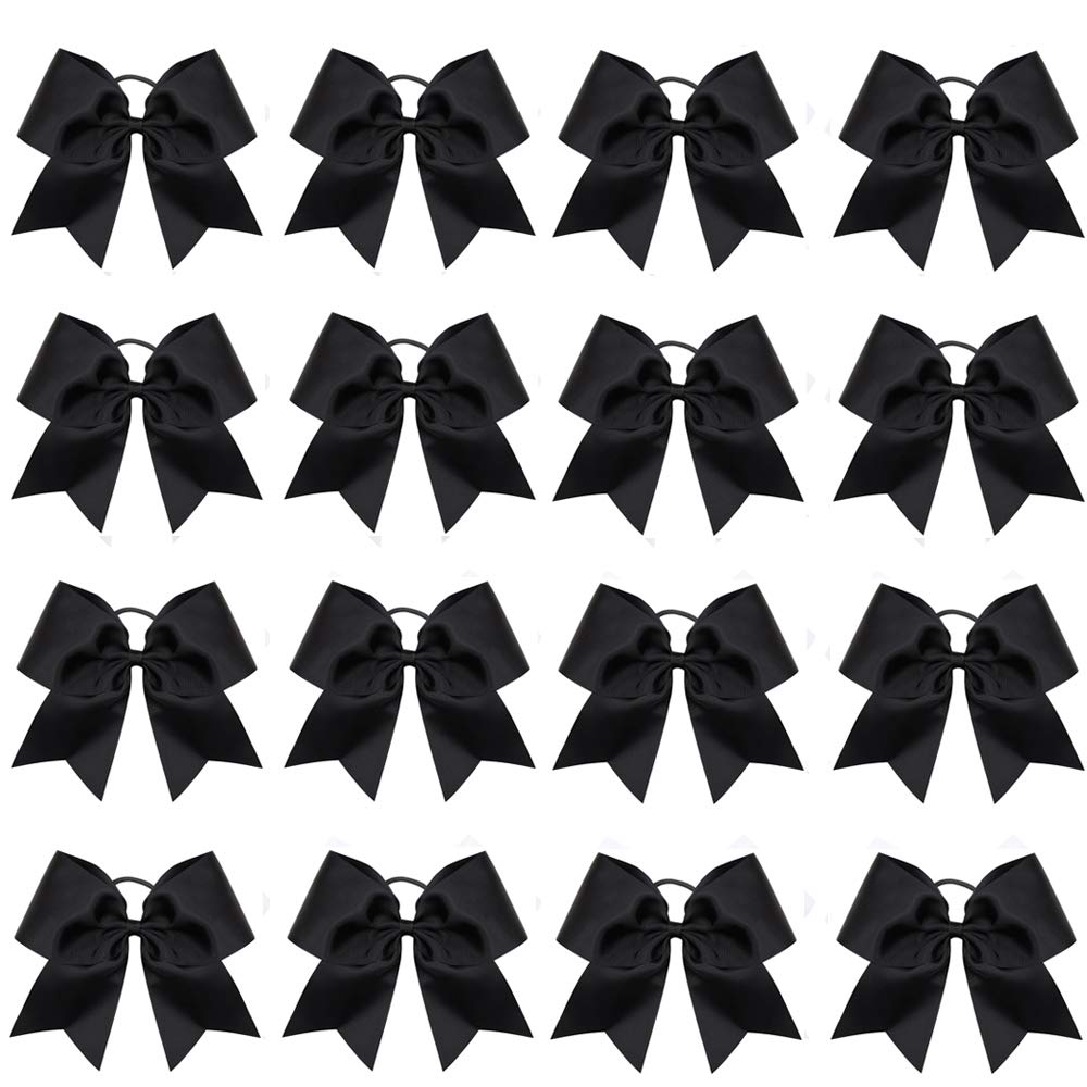 OAOLEER front packaging showing 16 black cheer bows, simplifies team distribution