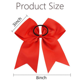 OAOLEER bow beside ruler showing 8-inch size and scale
