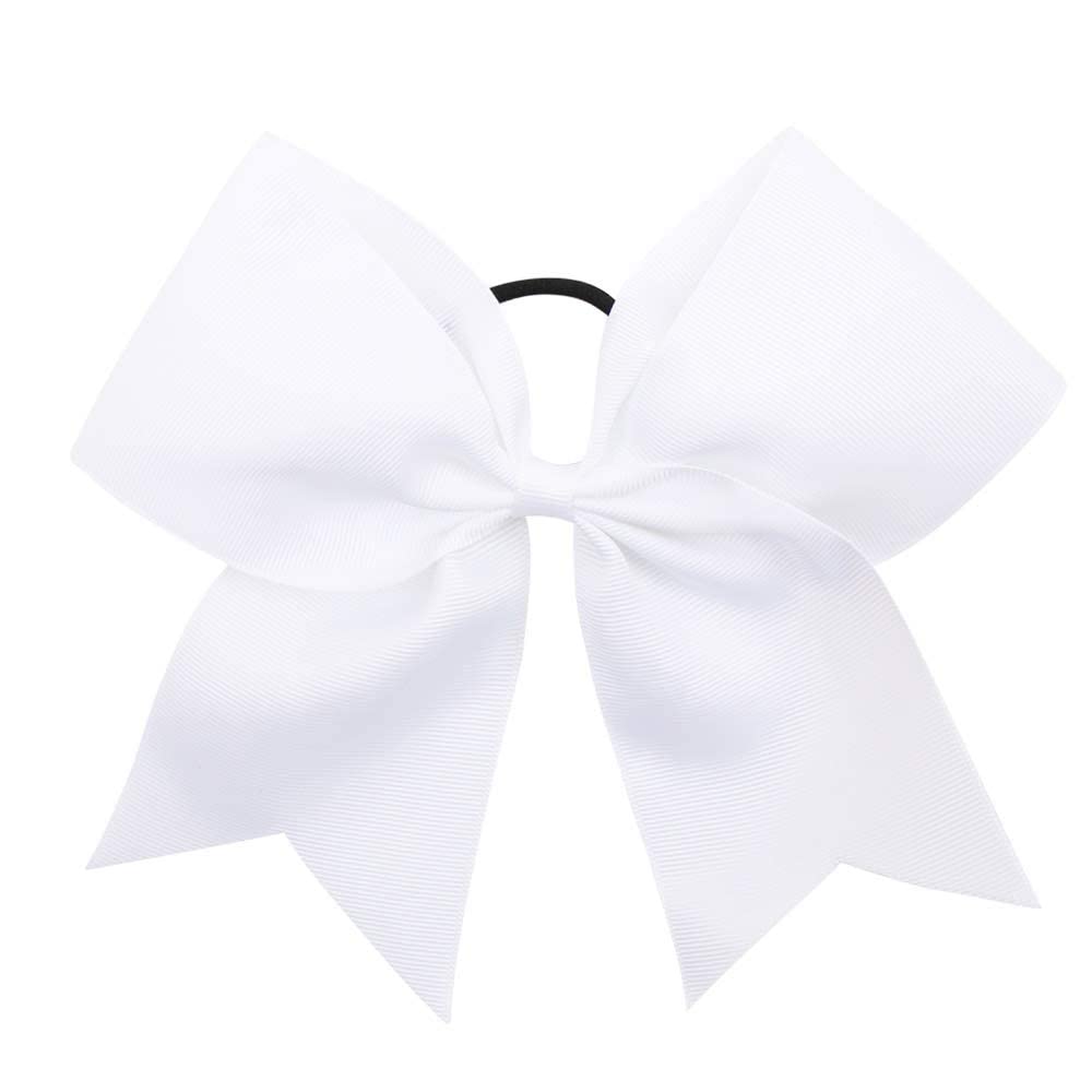 OAOLEER bow in high ponytail on teen showing visible team spirit