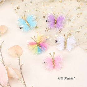 OAOLEER array of colorful butterflies laid flat showing color mix and matching options