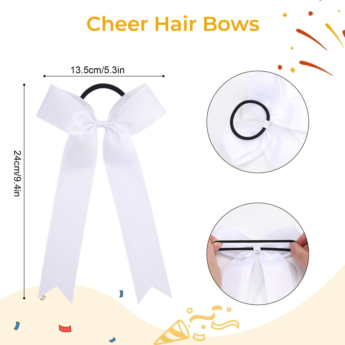 OAOLEER elastic band detail showing strong hair tie and gentle hold for hair
