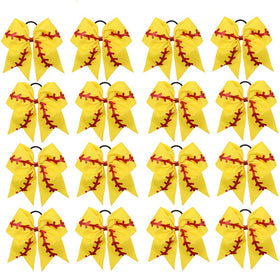 OAOLEER front packaging showing 16 yellow cheer bows, easy team storage
