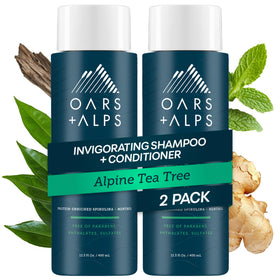 Oars + Alps front bottle shot showing clean label and size benefit