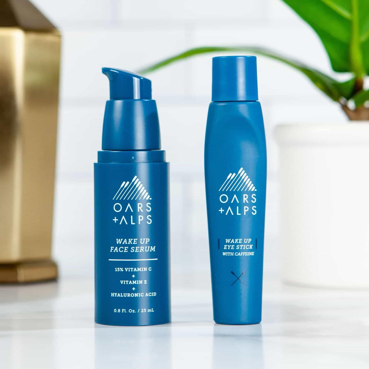 Oars + Alps lifestyle morning routine with roller for refreshed appearance