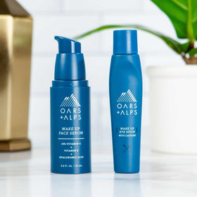 Oars + Alps lifestyle morning routine with roller for refreshed appearance
