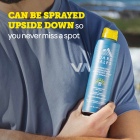 Oars + Alps recyclable non-aerosol can to reduce environmental impact