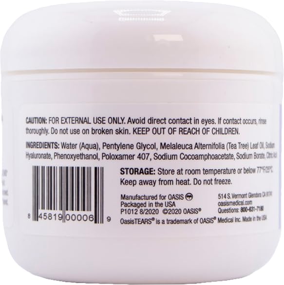 Oasis LID & LASH wipe in use cleaning eyelid for quick refresh