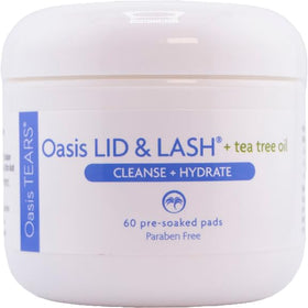Oasis LID & LASH close-up wipe texture highlighting gentle fibers