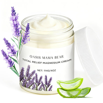 OASIS MAMA BEAR front packaging showing jar and label, clear product identity and benefit