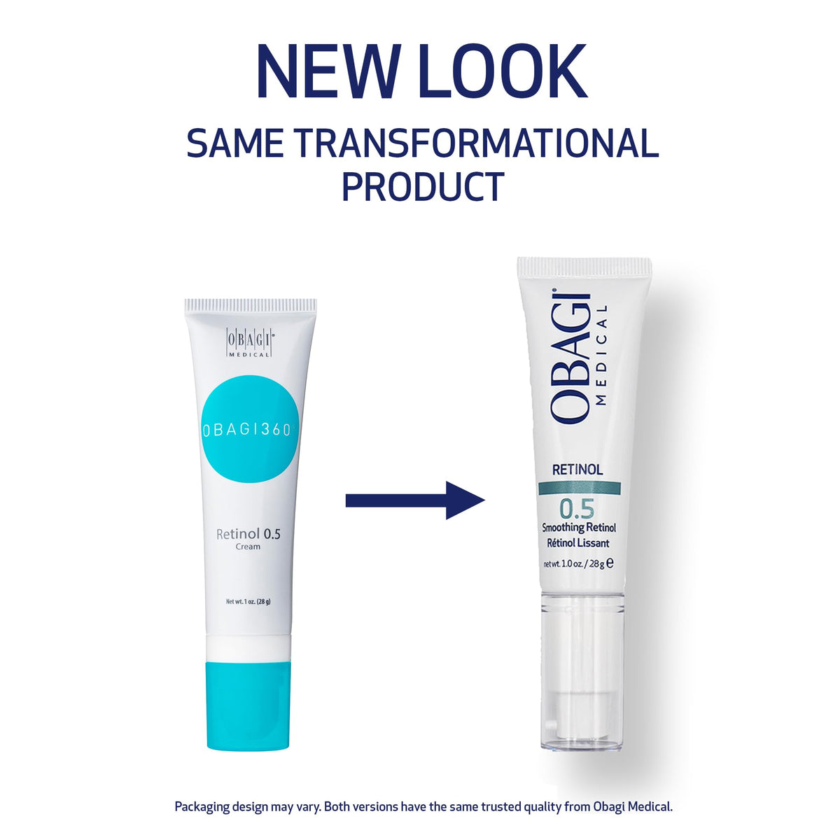Obagi Medical cream texture swatch illustrating smooth application