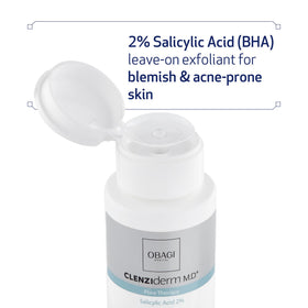Obagi Medical CLENZIderm pouring clear toner demonstrating lightweight texture and easy dispense