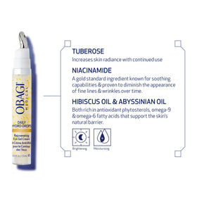 Obagi Medical ingredients label close-up emphasizing dermatologist-tested formula