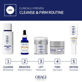 Product box and jar staged to show complete Obagi Medical retail packaging and trust factor