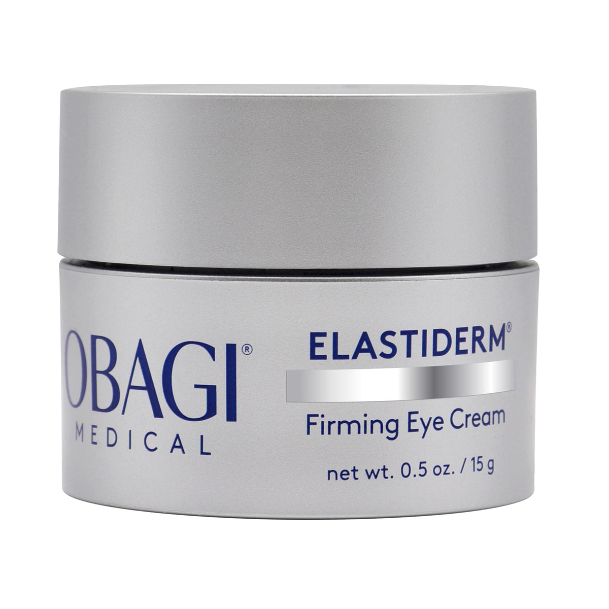Obagi Medical jar front view showing compact travel-friendly design and branding benefit