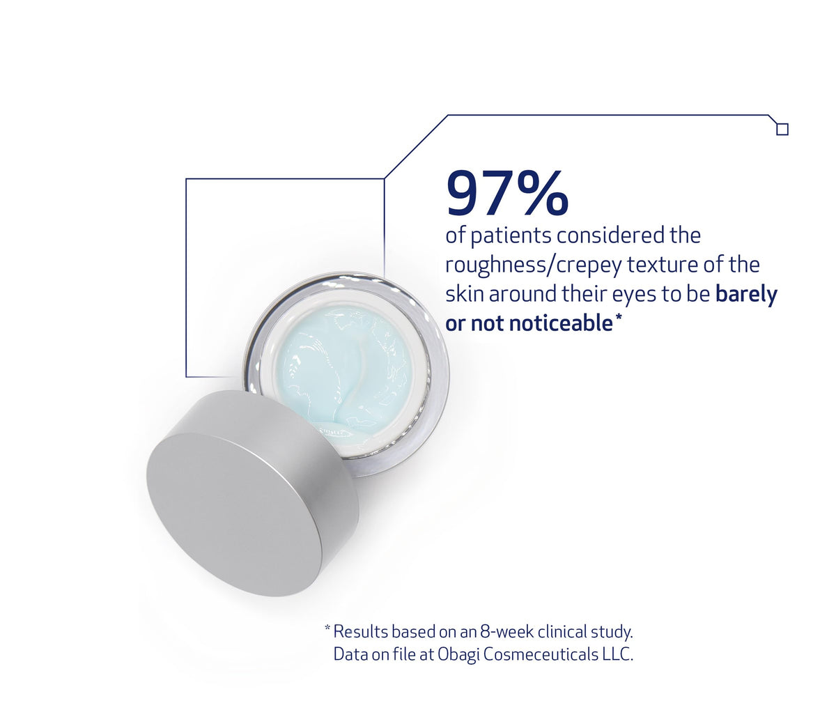Top label close-up of Obagi Medical ELASTIderm highlighting ingredient focus and clarity
