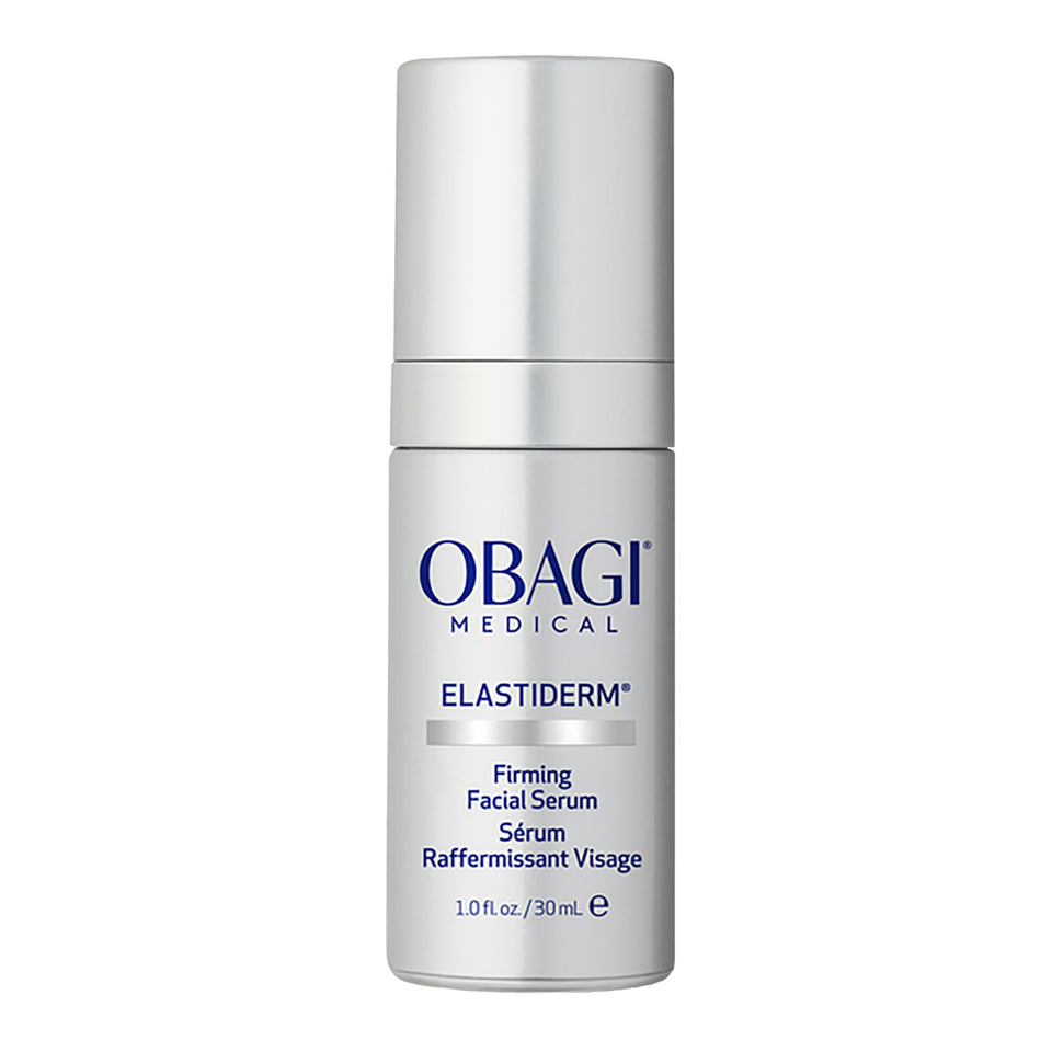 Obagi ELASTIderm front bottle showing elegant pump and branding for quick identification