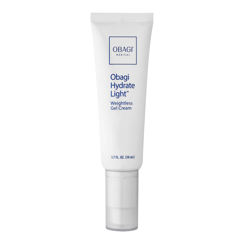 Obagi Hydrate Light front packaging showing jar and branding for reassurance