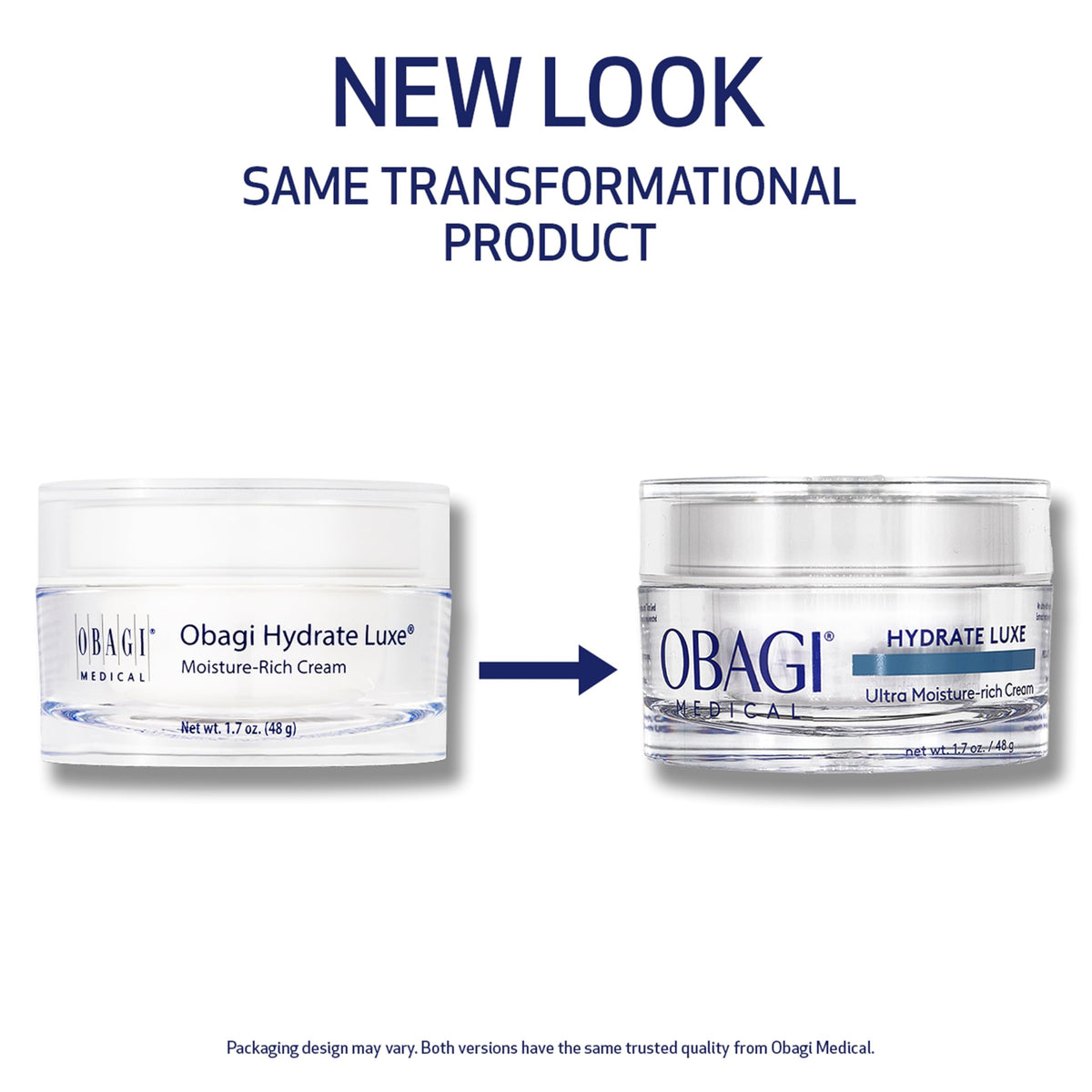 Obagi Medical open jar texture, rich balm consistency for deep hydration