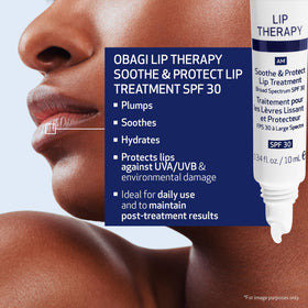 Obagi Medical open tube texture highlighting smooth non-greasy finish benefit