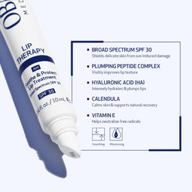 Obagi Medical size comparison with coin illustrating travel-friendly .34 oz benefit