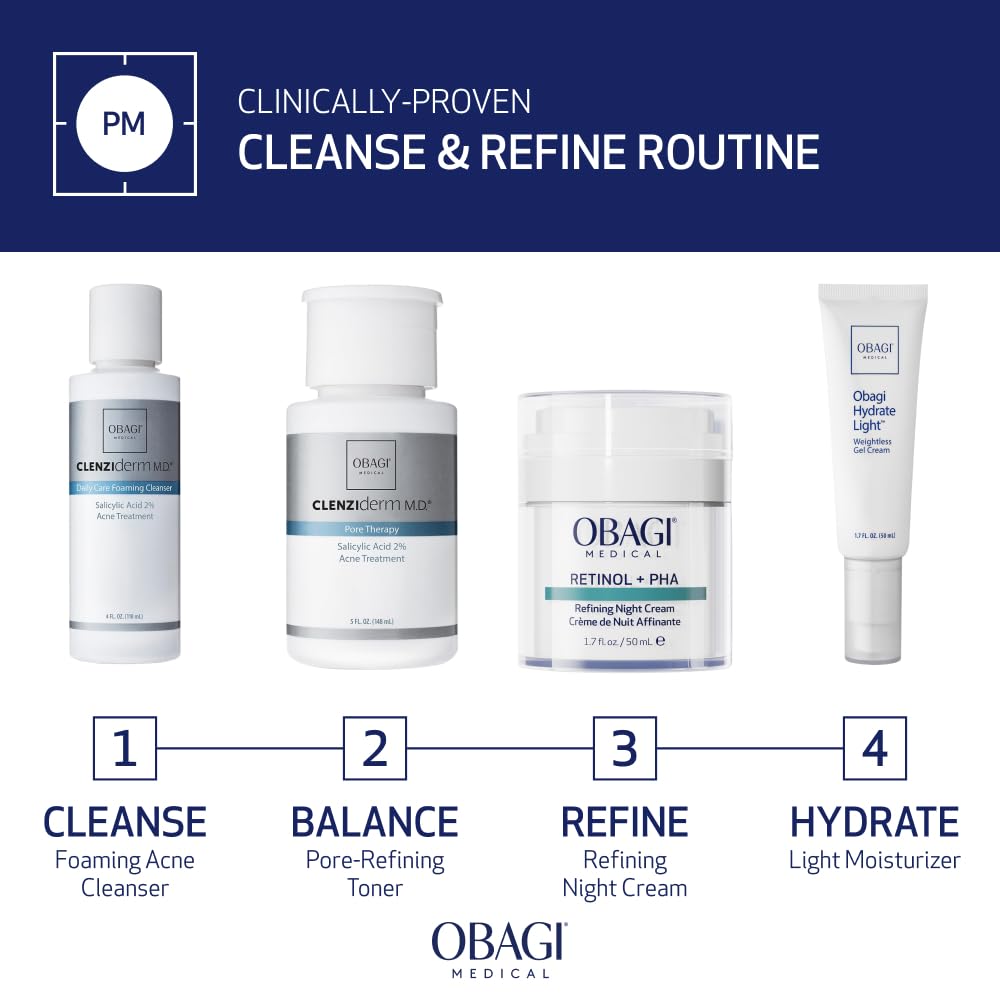 Obagi Medical bottle beside moisturizer for size comparison and routine pairing guidance