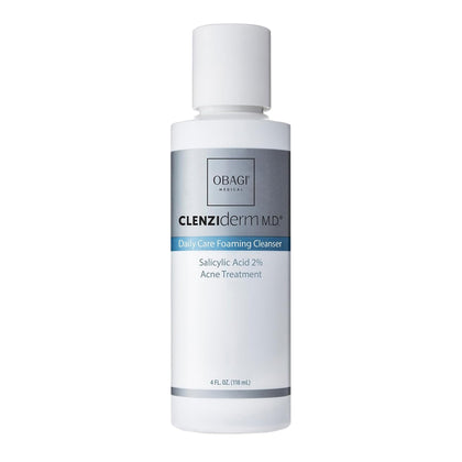 Obagi Medical front packaging showing bottle and clear branding benefits clearer skin