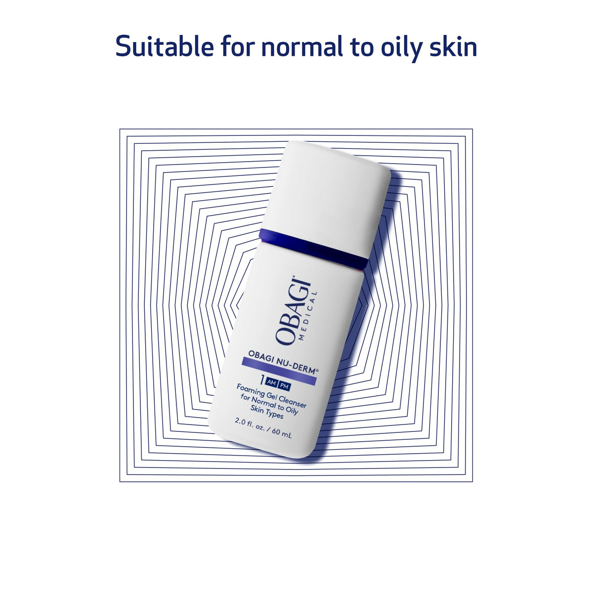Obagi Medical bottle inside a travel toiletry bag showing portability benefit