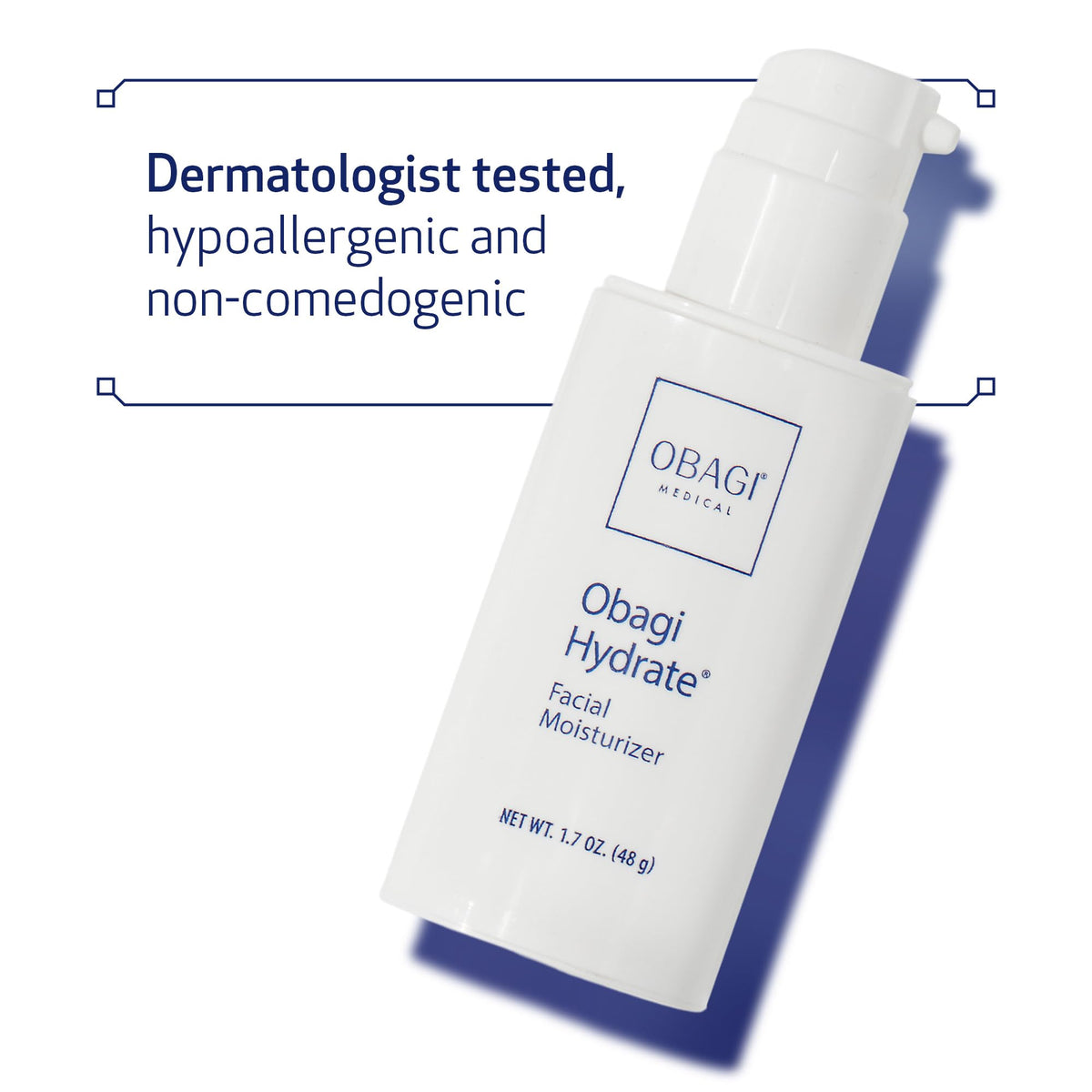 Obagi Medical open jar showing creamy texture for smooth skin