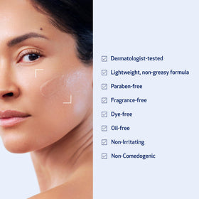 Obagi Medical NU-GEN being smoothed onto skin illustrating easy layering and hydration